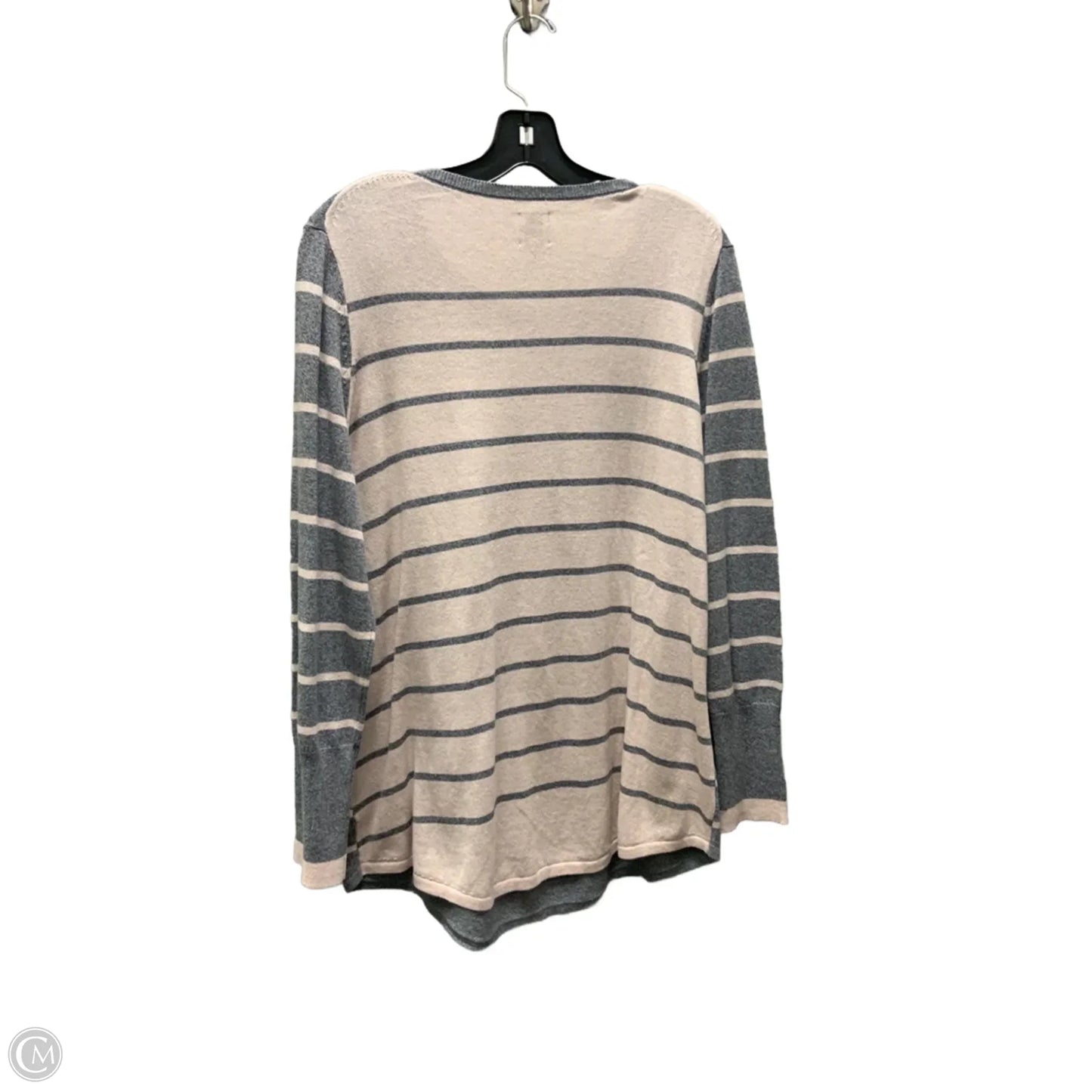 Top Long Sleeve By Nic + Zoe In Grey, Size: Xl
