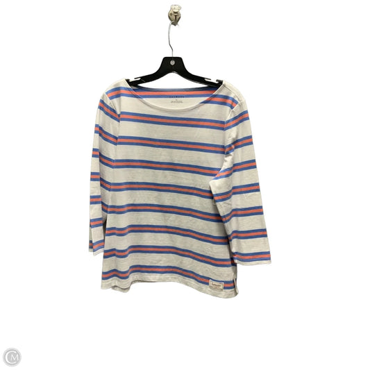 Top Long Sleeve By Talbots In White, Size: Xl