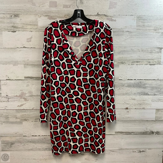 Dress Designer By Diane Von Furstenberg In Red, Size: M