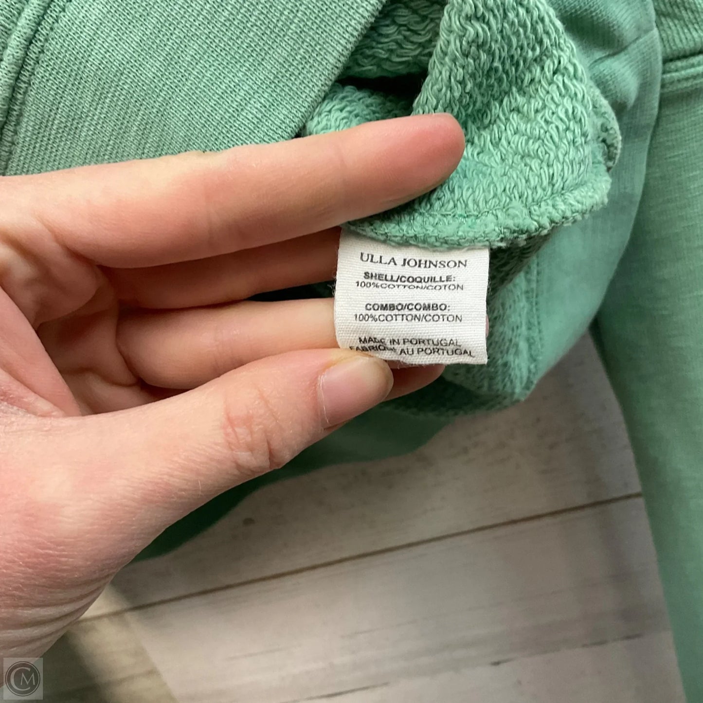 Top Long Sleeve By Ulla Johnson In Green, Size: M