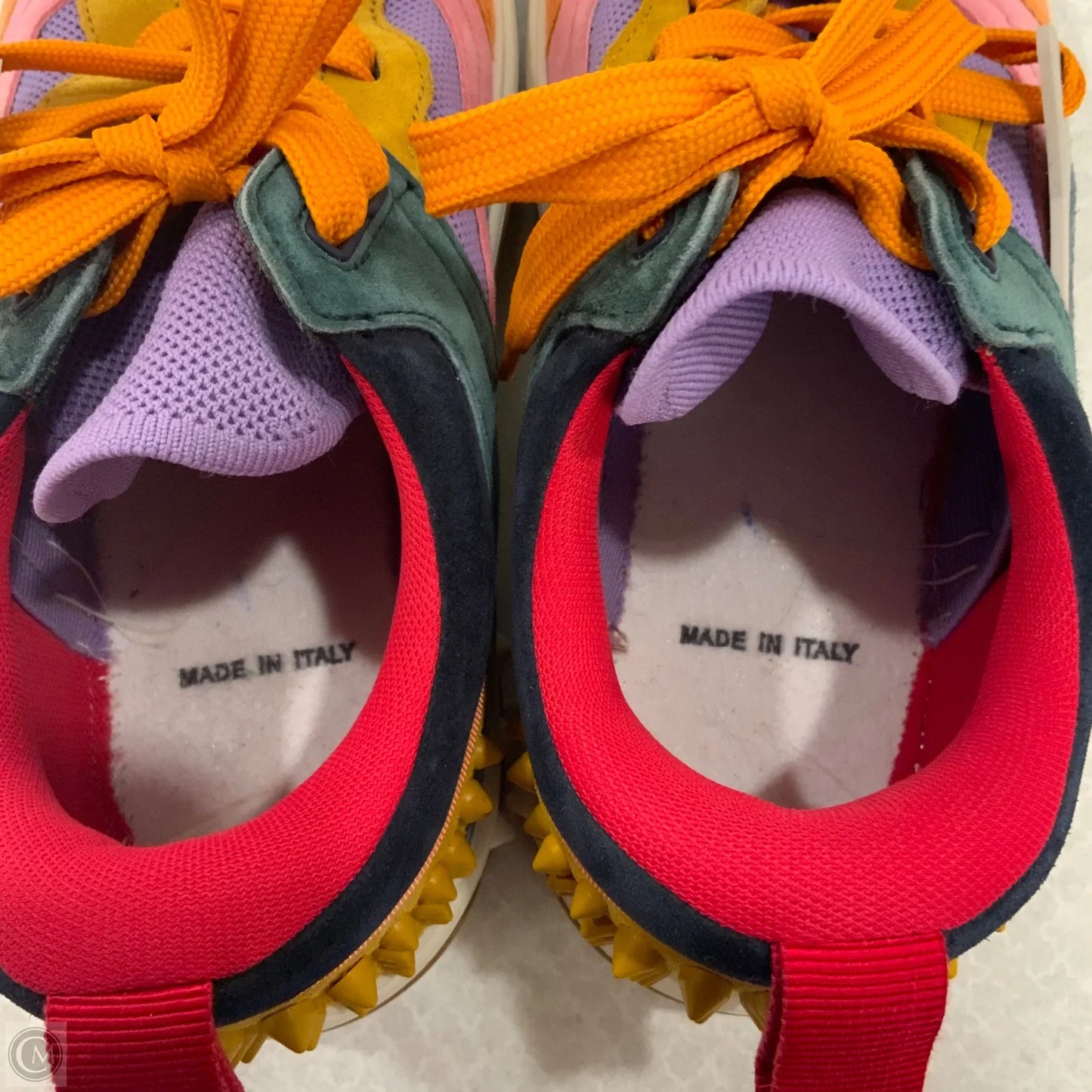 Shoes Luxury Designer By Christian Louboutin In Multi-colored, Size: 9