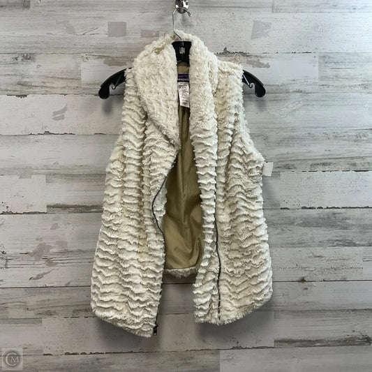 Vest Faux Fur & Sherpa By Patagonia In Cream, Size: M