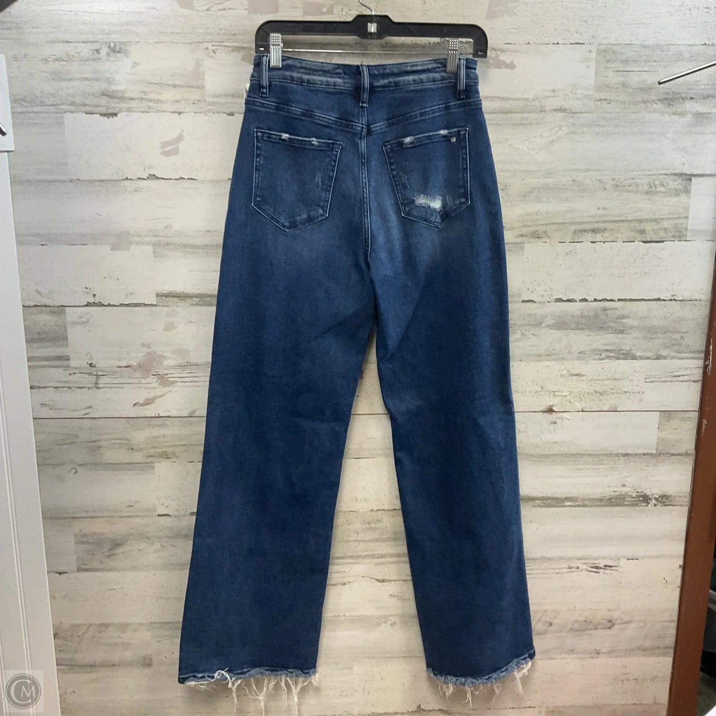 Jeans Wide Leg By Micas In Blue Denim, Size: 4