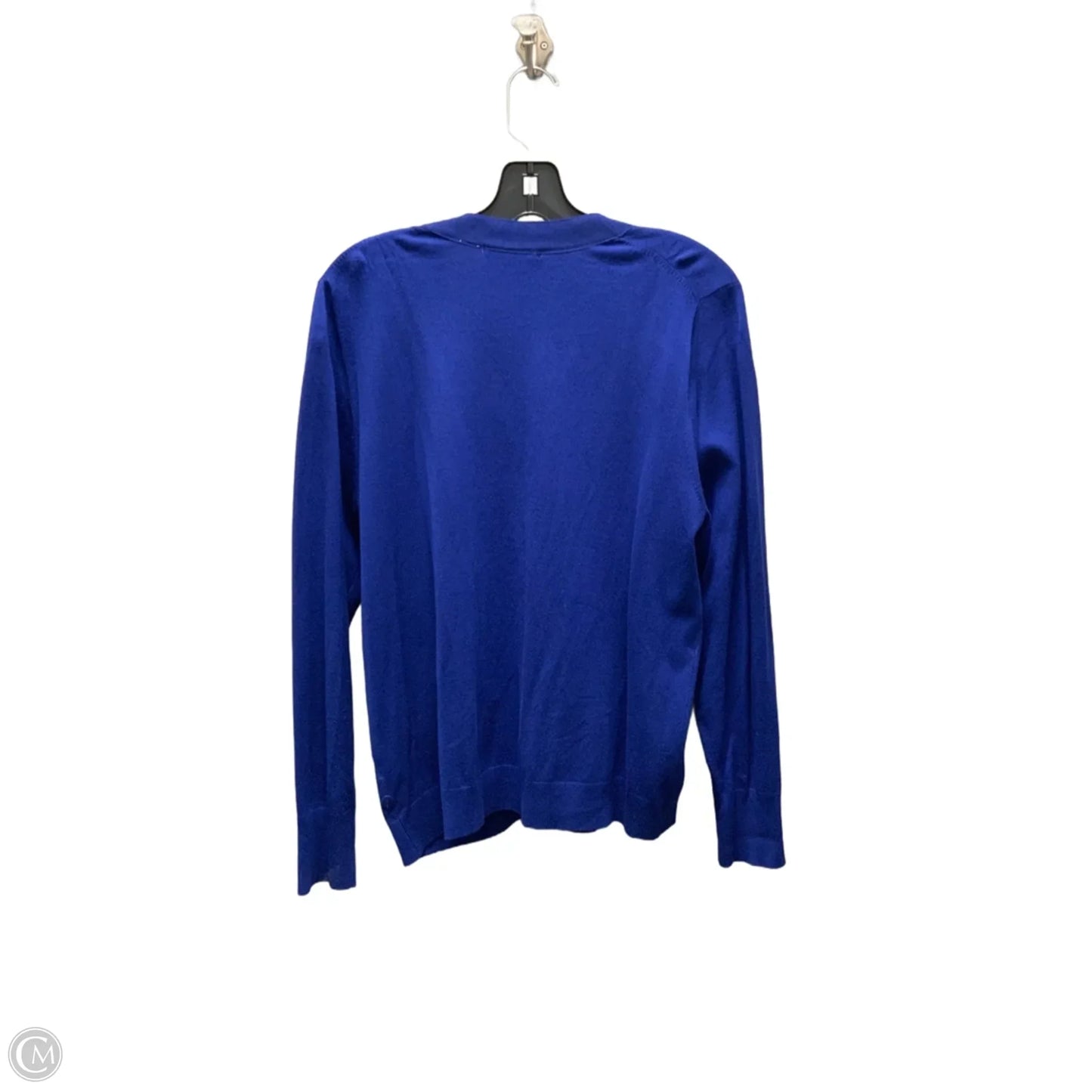 Cardigan By T Tahari In Blue, Size: Xl