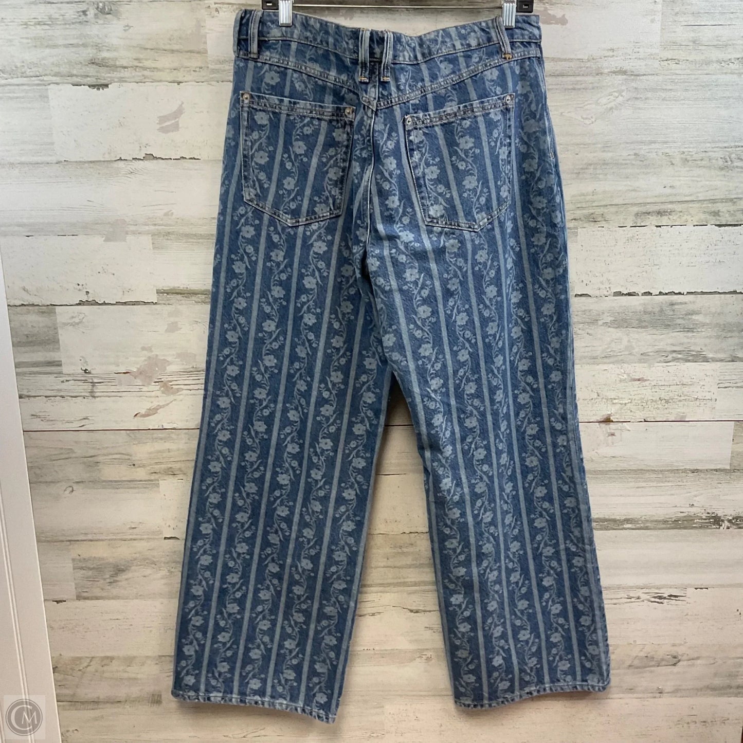 Jeans Wide Leg By We The Free In Blue Denim, Size: 14