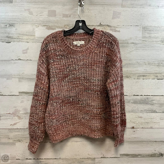 Sweater By Loft In Pink, Size: L