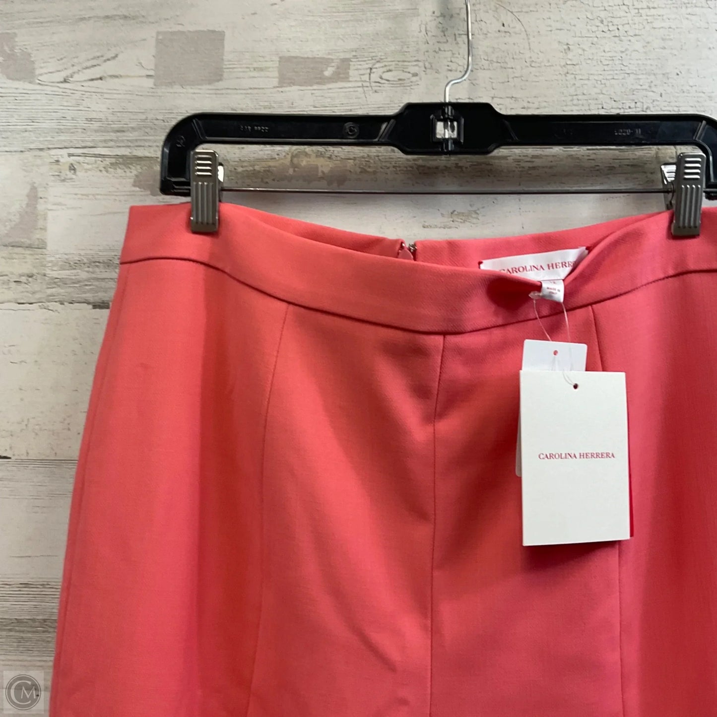 Pants Designer By Carolina Herrera In Orange, Size: 12