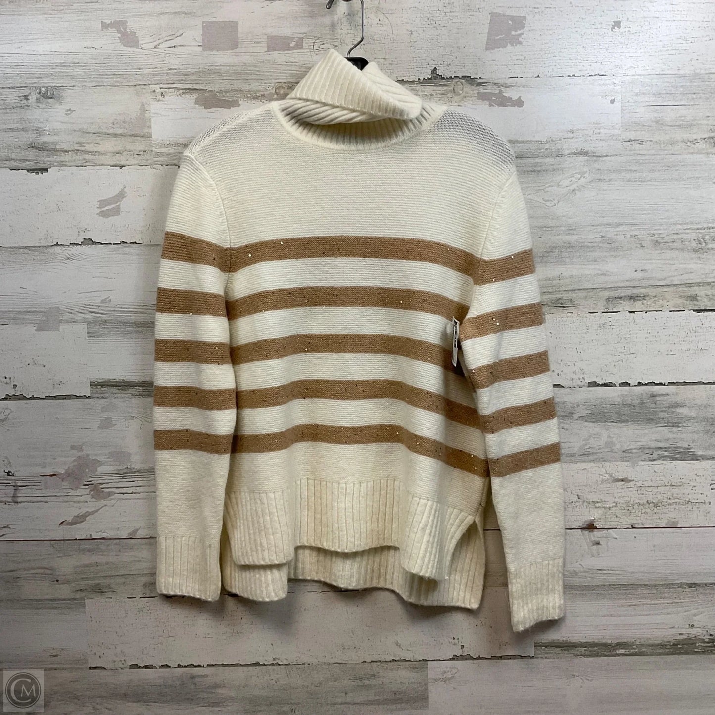 Sweater By Talbots In Cream, Size: S