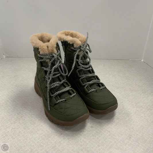 Boots Snow By Skechers In Green, Size: 6