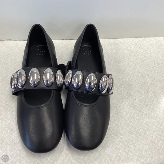 Shoes Flats By A New Day In Black, Size: 10