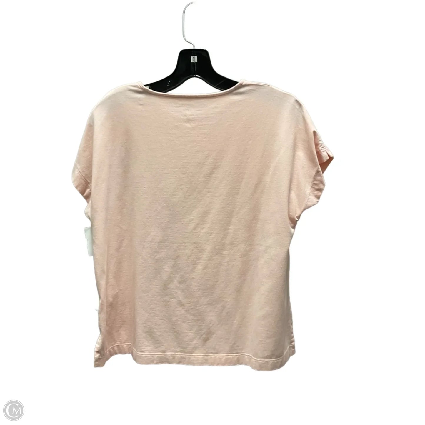 Top Short Sleeve Basic By J. Jill In Peach, Size: Xs