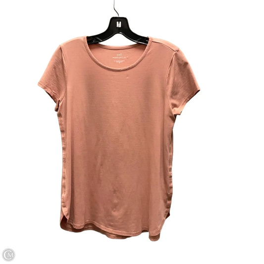 Top Short Sleeve Basic By J. Jill In Pink, Size: Xs