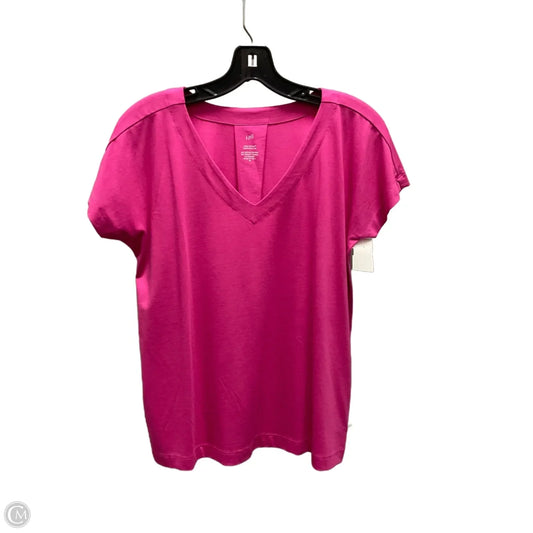 Top Short Sleeve Basic By J. Jill In Pink, Size: Xs
