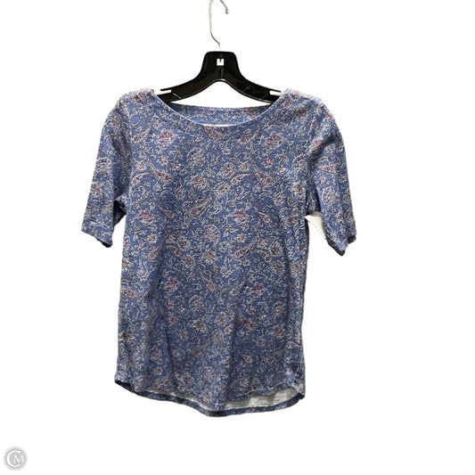 Top Short Sleeve By J. Jill In Blue, Size: Xs
