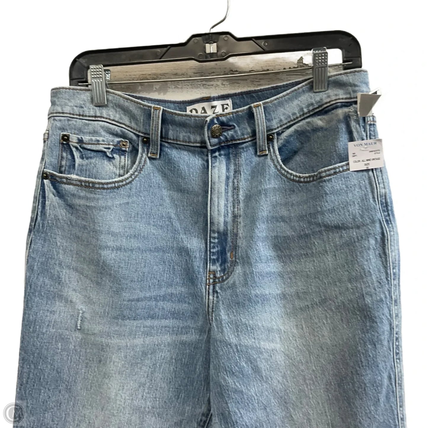 Jeans Flared By Daze In Blue Denim, Size: 10