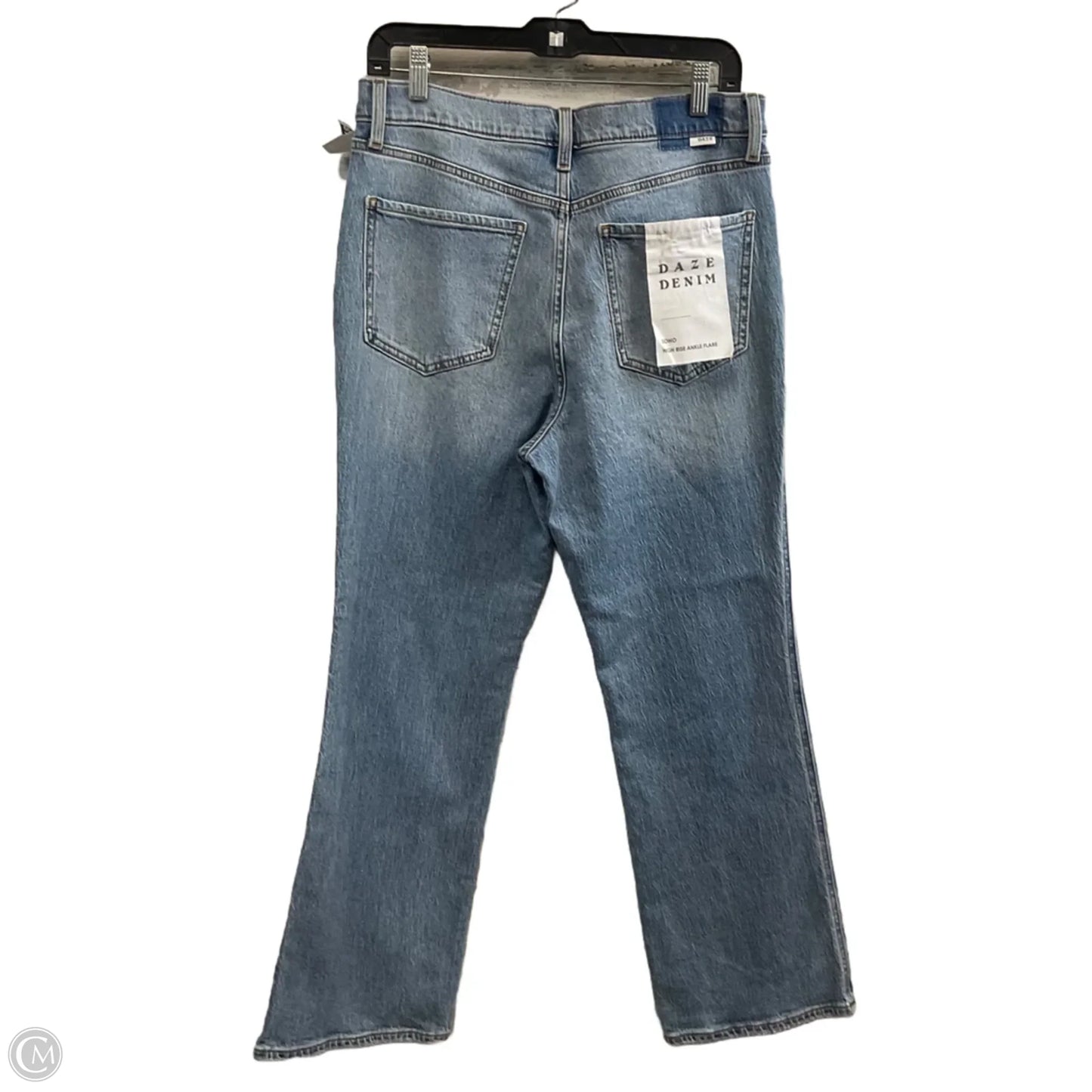 Jeans Flared By Daze In Blue Denim, Size: 10