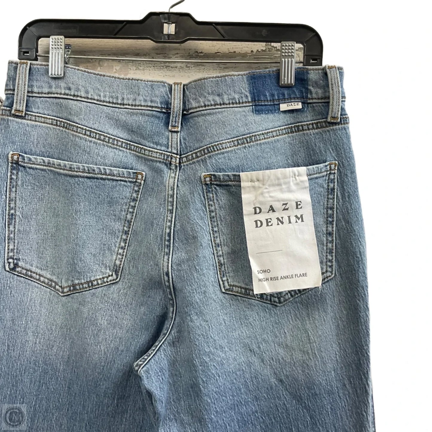 Jeans Flared By Daze In Blue Denim, Size: 10