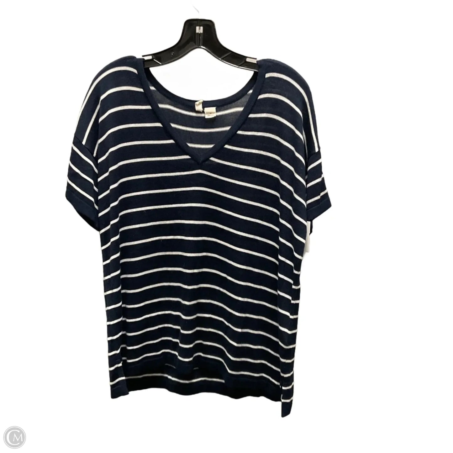 Top Short Sleeve By Moth In Blue, Size: Xs