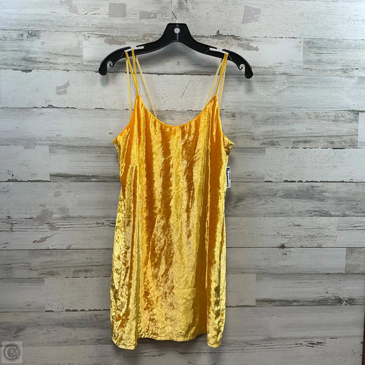Dress Party Short By Zara In Yellow, Size: M