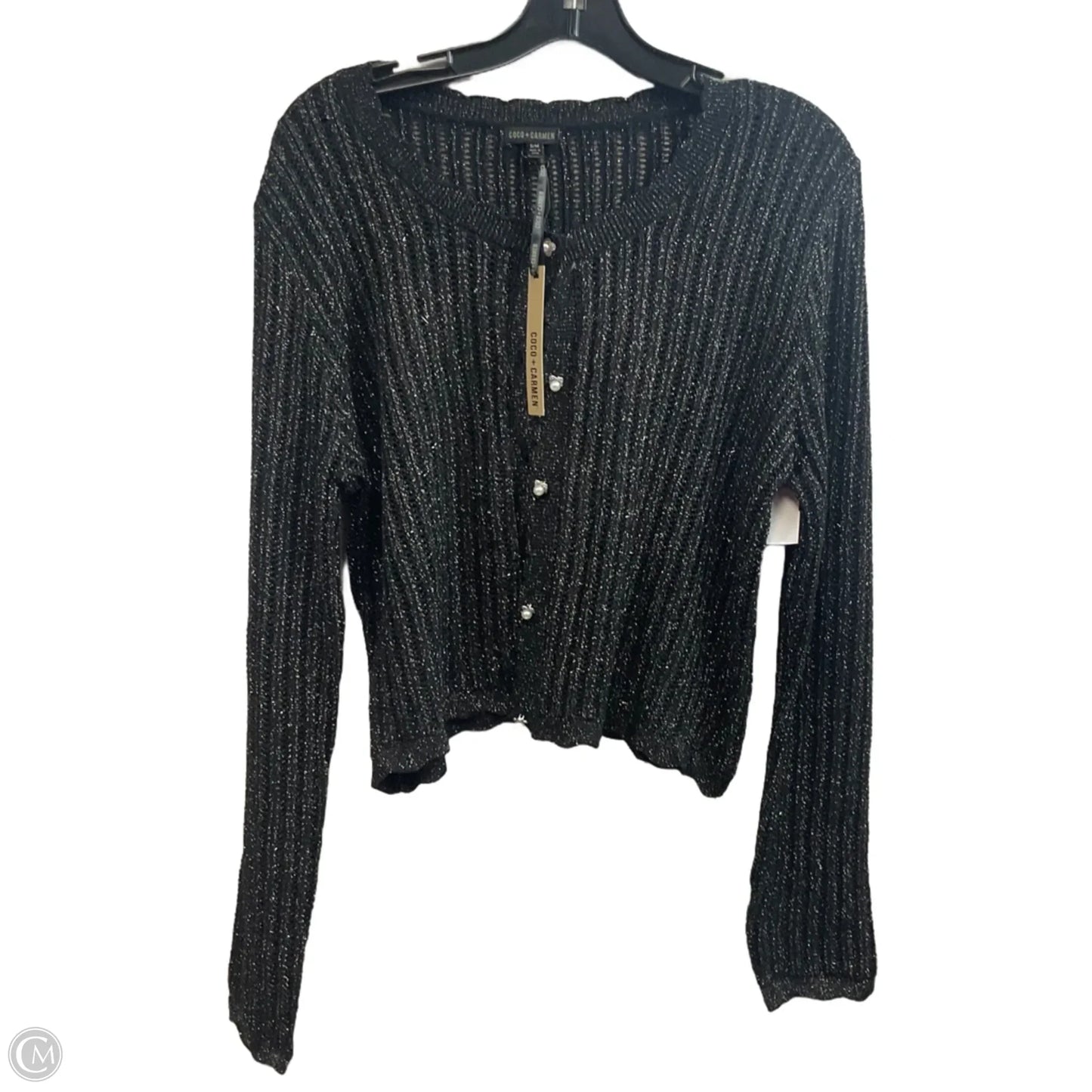 Cardigan By Coco And Carmen In Black, Size: S