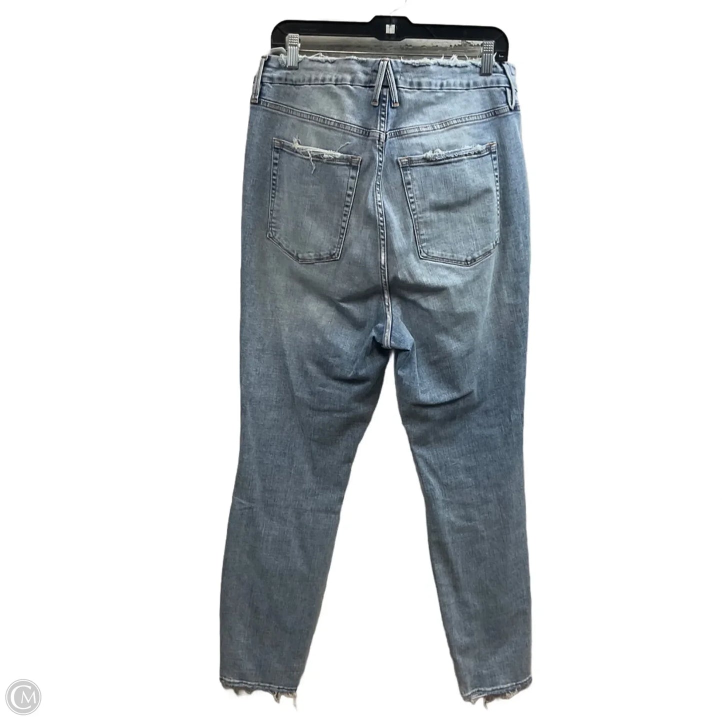 Jeans Skinny By Good American In Blue Denim, Size: 18