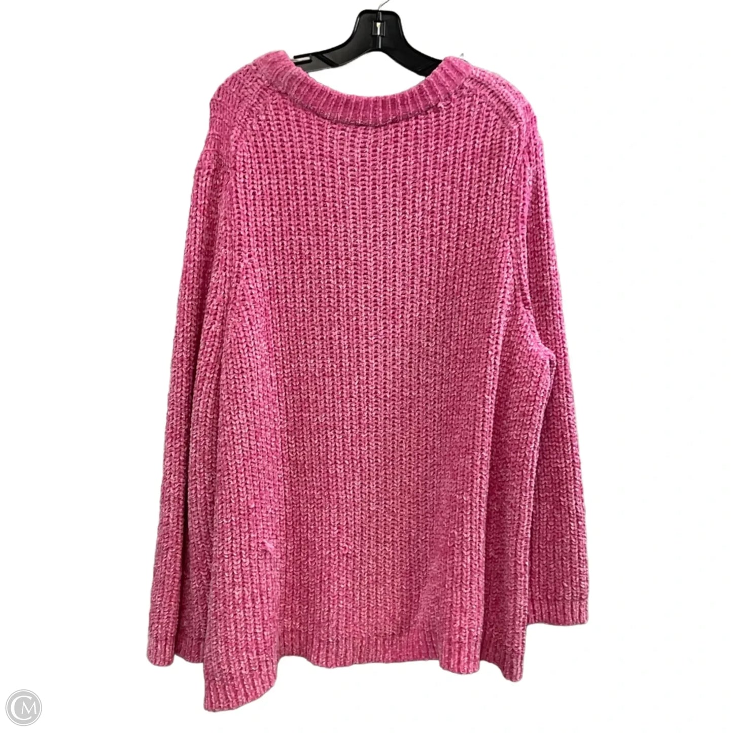 Sweater By Talbots In Pink, Size: 3x