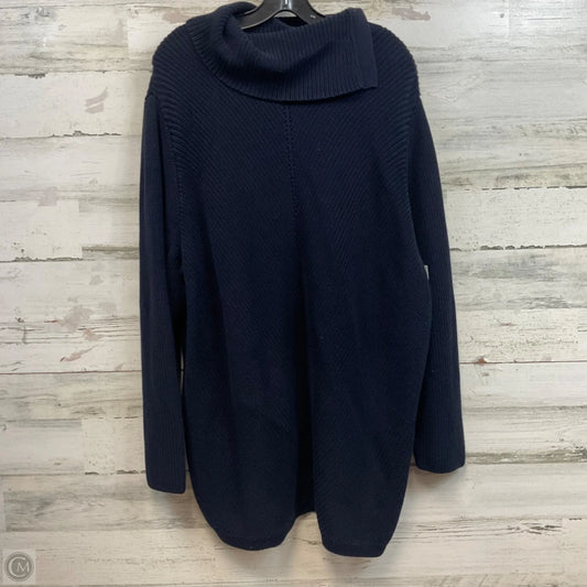 Sweater By Talbots In Blue, Size: 3x