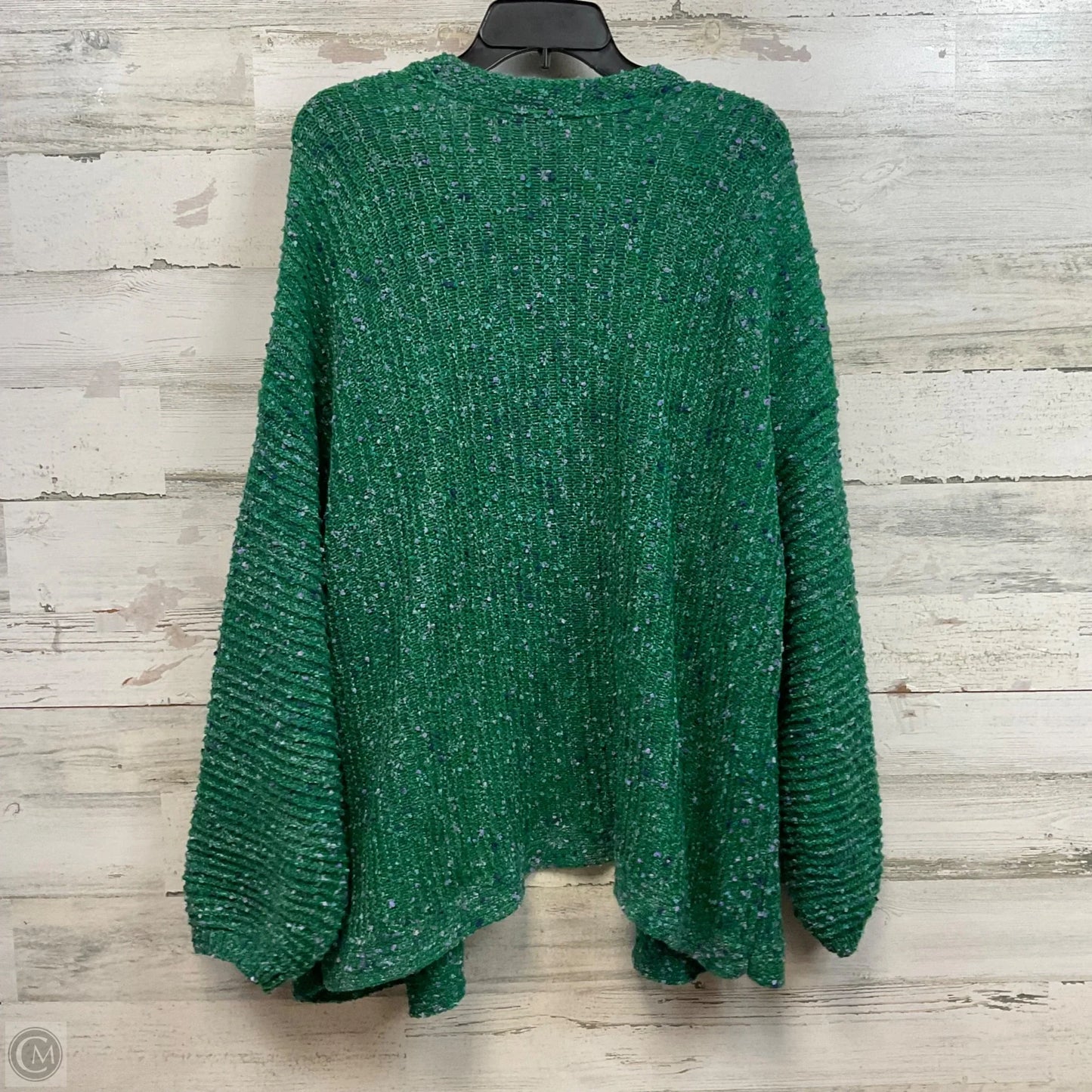 Sweater Cardigan By J. Jill In Green, Size: 3x