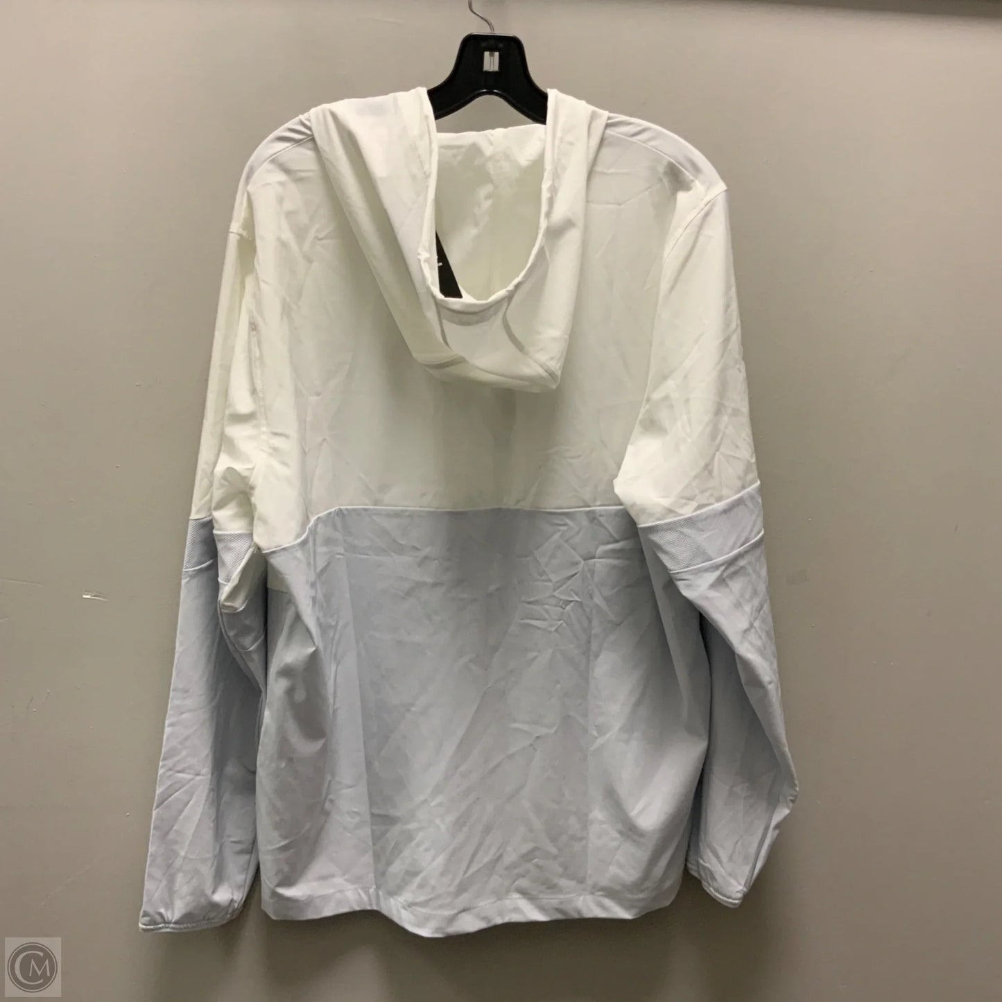 Jacket Windbreaker By Under Armour In White, Size: L