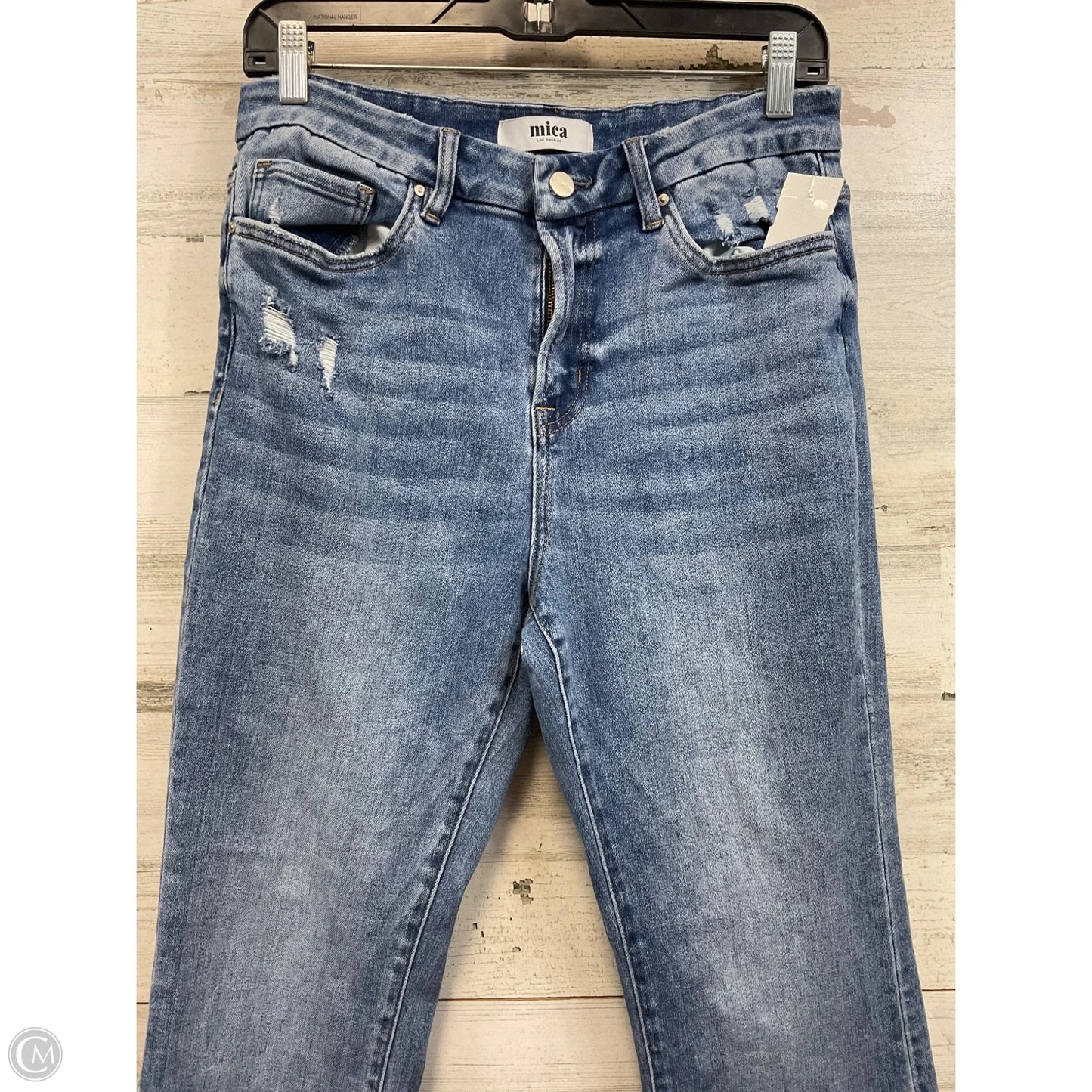 Jeans Boot Cut By Micas In Blue Denim, Size: 10