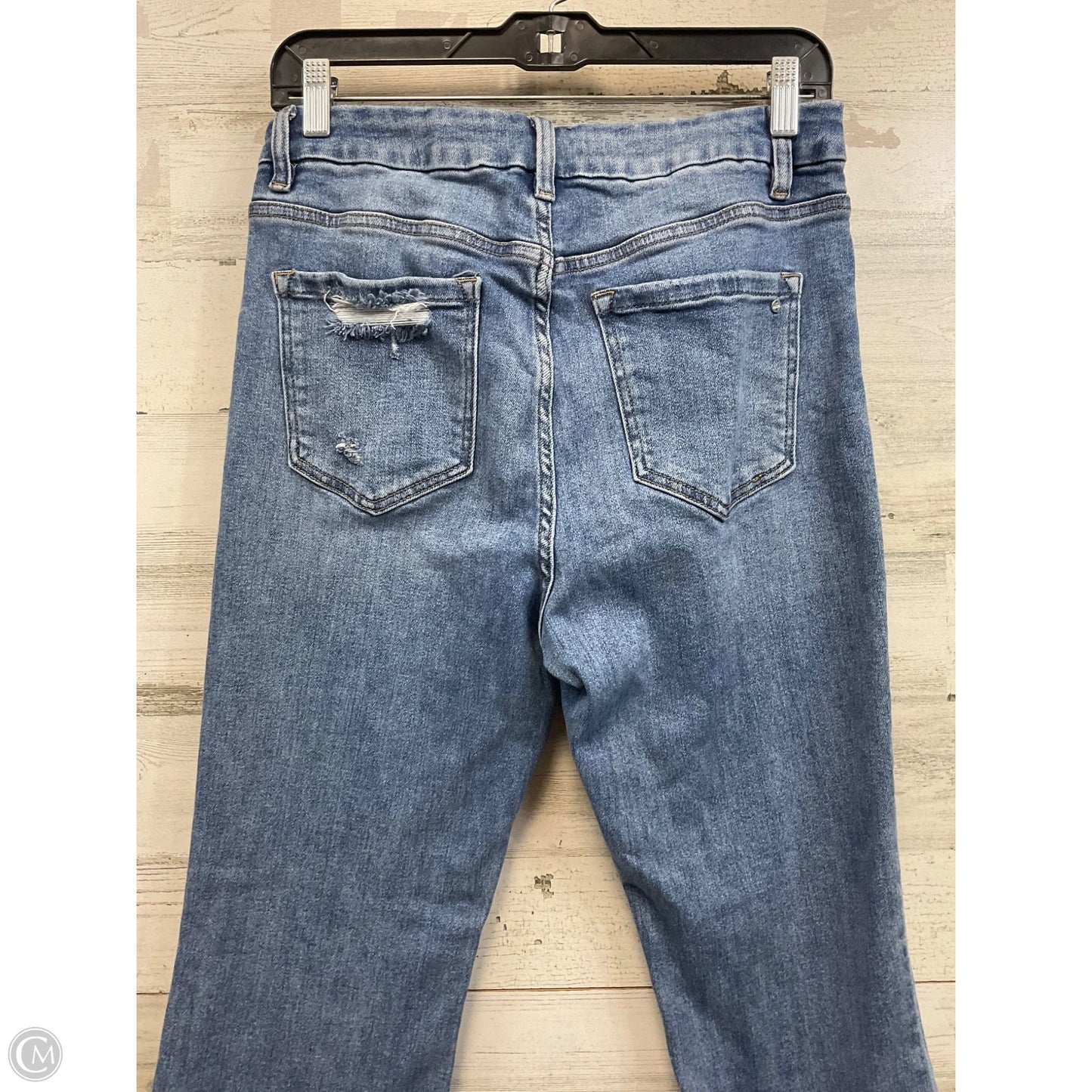 Jeans Boot Cut By Micas In Blue Denim, Size: 10