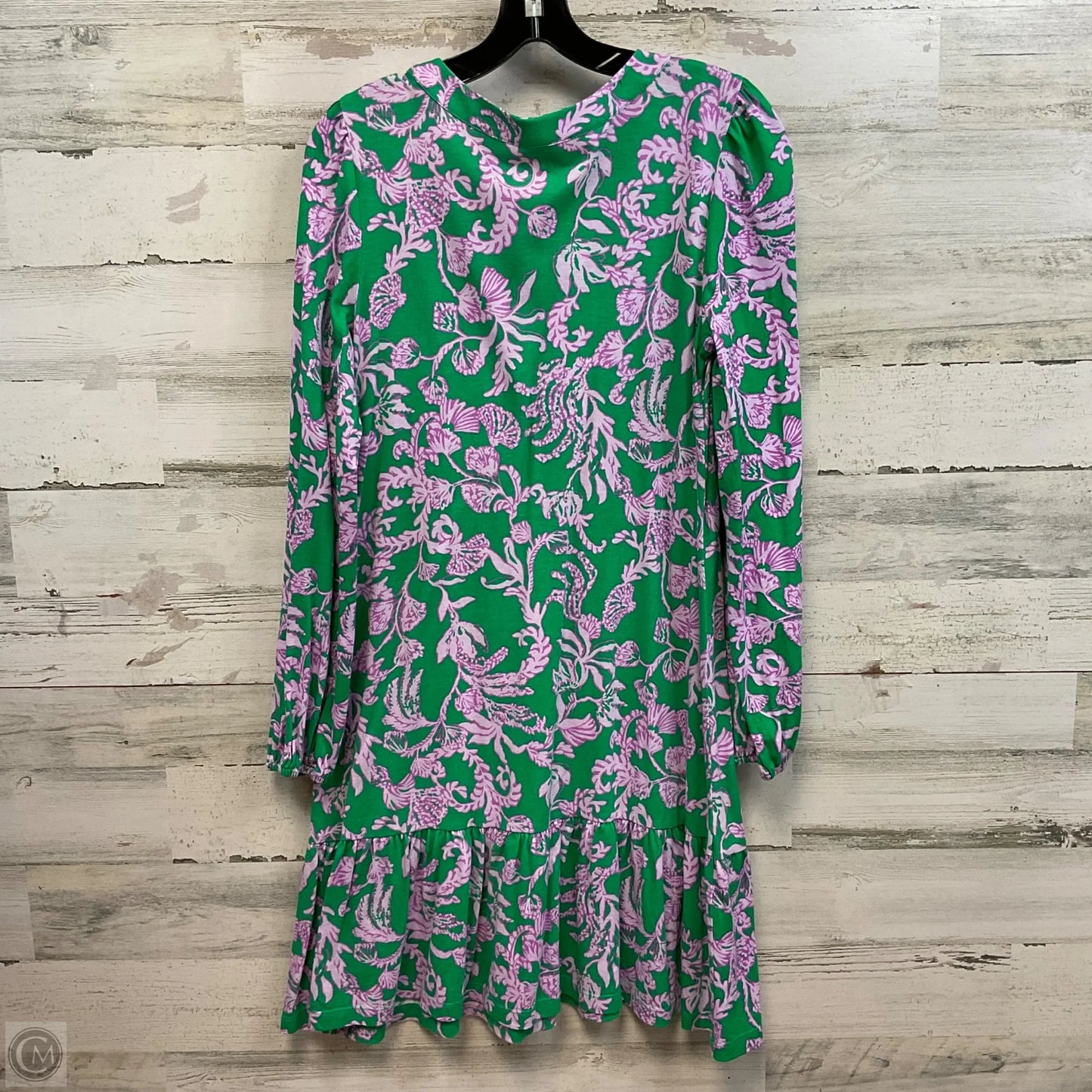 Dress Casual Short By Lilly Pulitzer In Green & Purple, Size: S