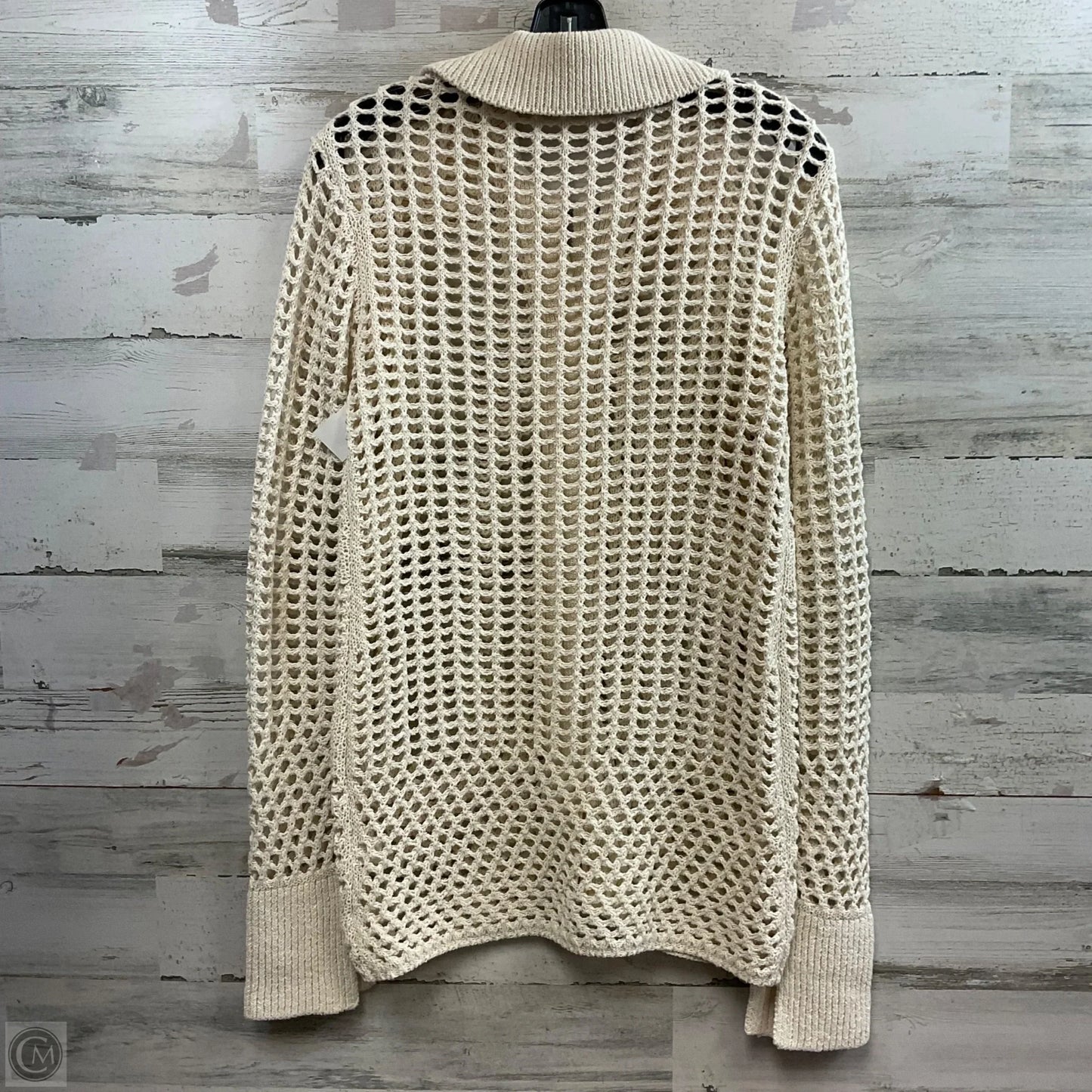 Sweater Cardigan By Alc In Cream, Size: S