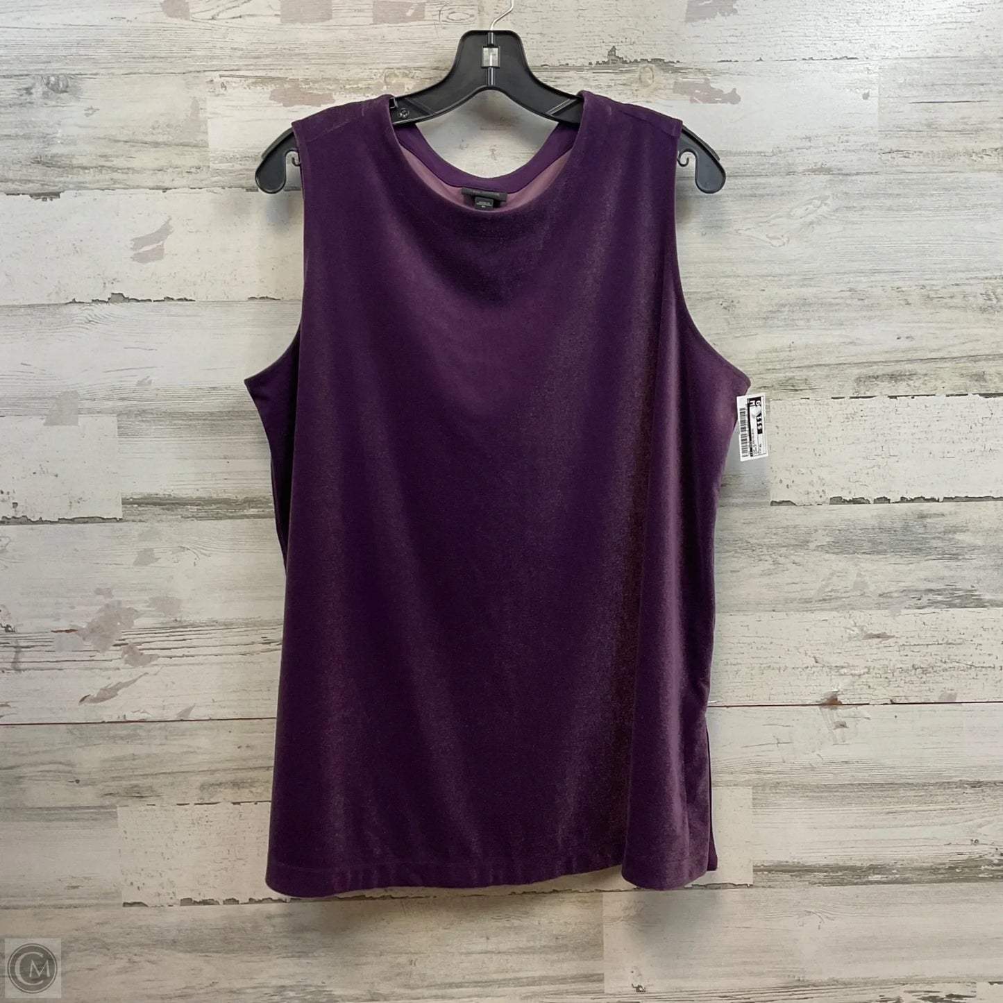 Top Sleeveless By J. Jill In Purple, Size: Xl