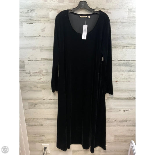 Dress Party Long By Soft Surroundings In Black, Size: 2x