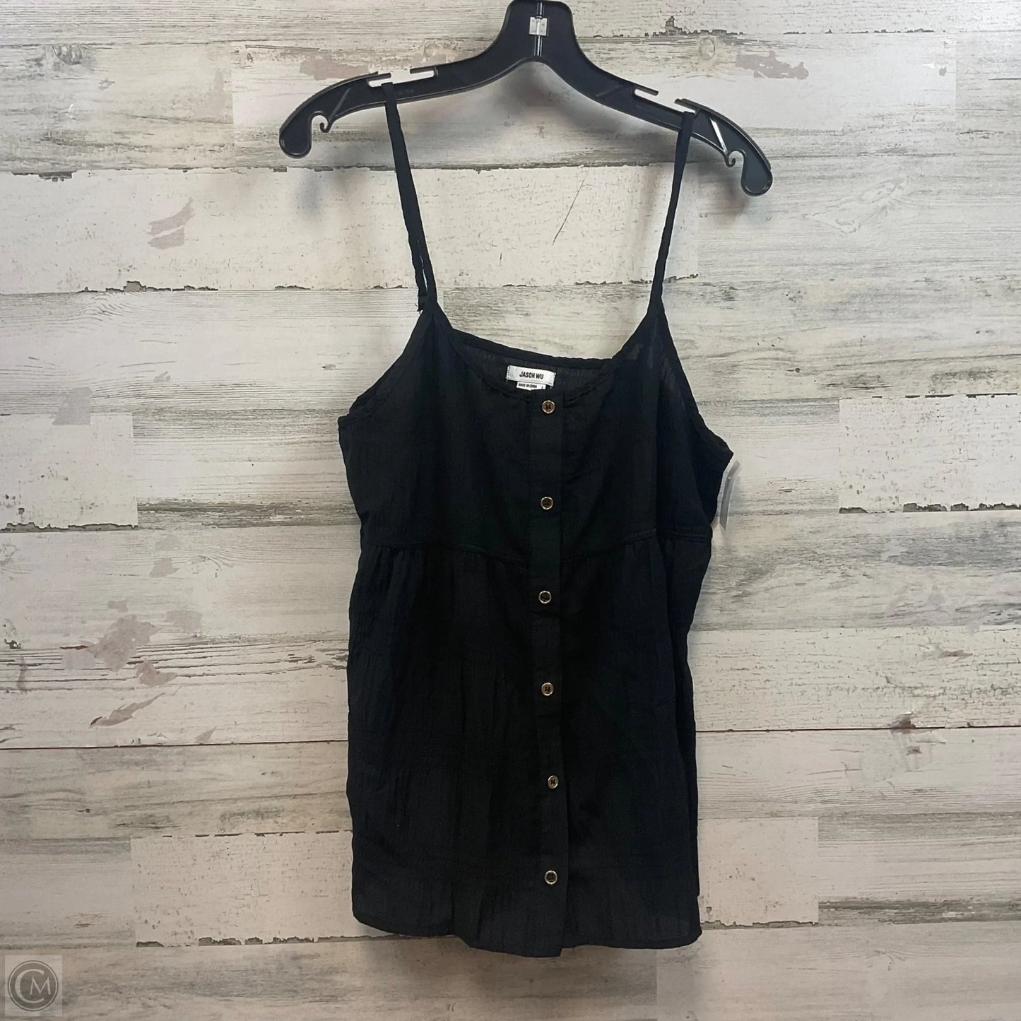 Tank Top Designer By Jason Wu In Black, Size: L