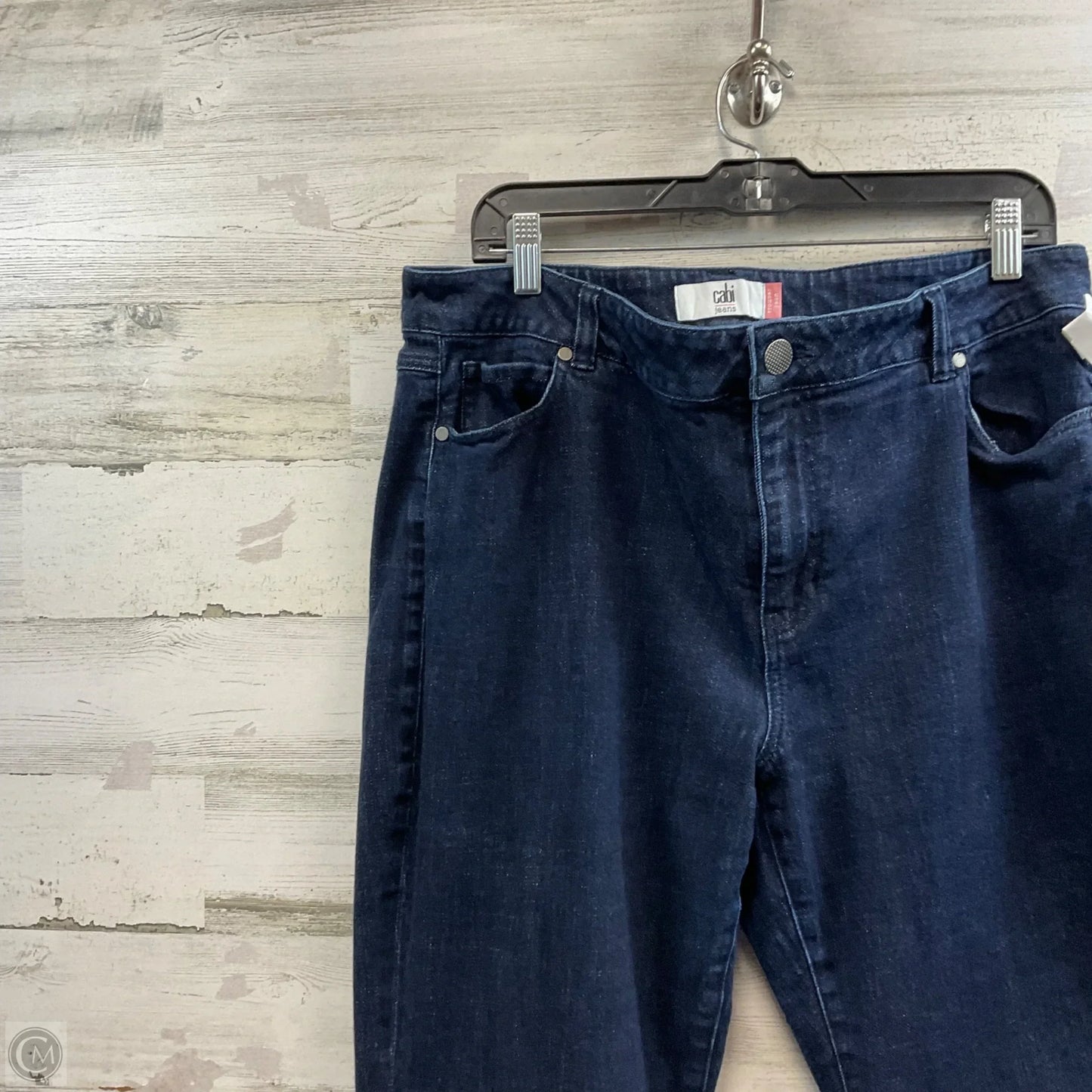 Jeans Wide Leg By Cabi In Blue Denim, Size: 16