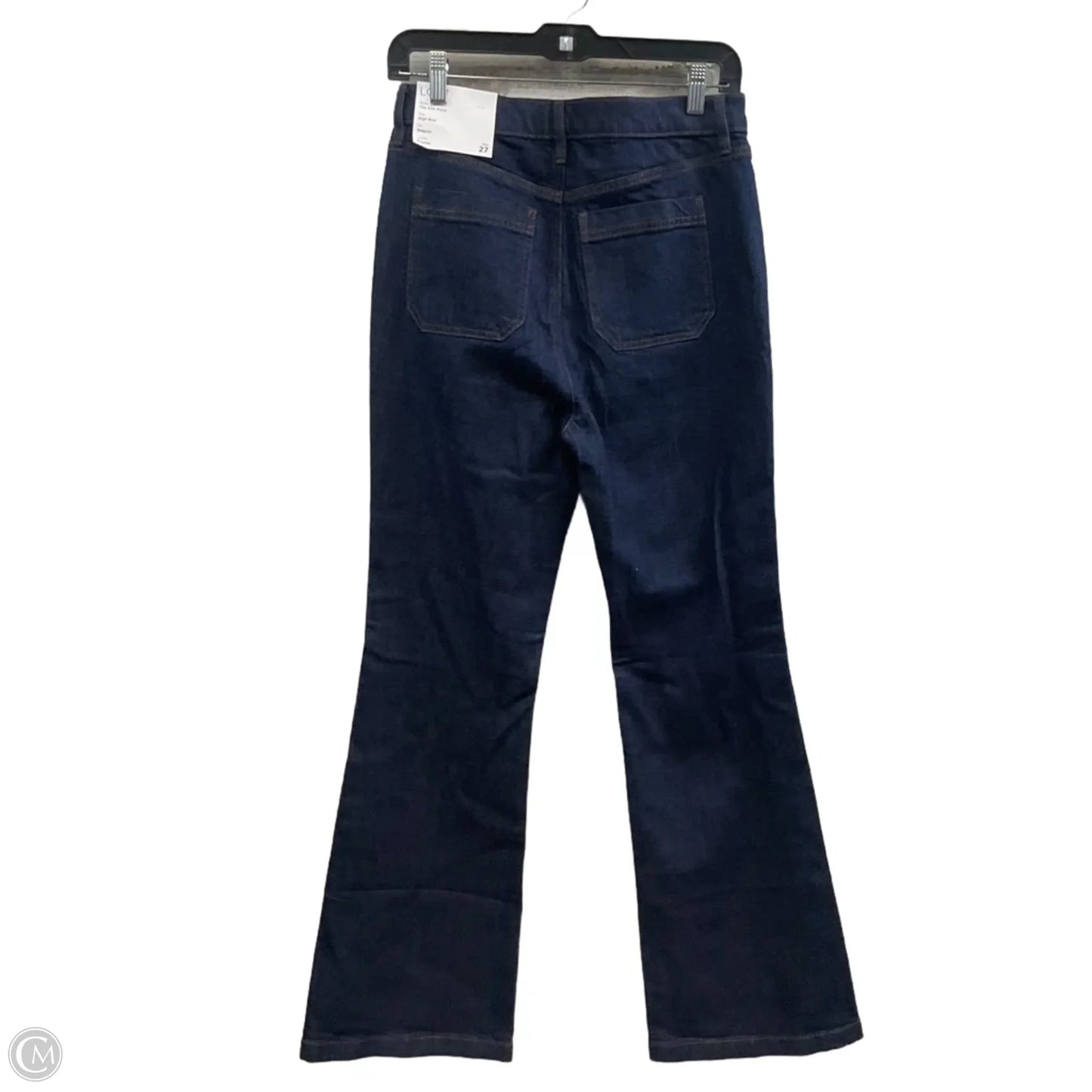 Jeans Flared By Loft In Blue Denim, Size: 4