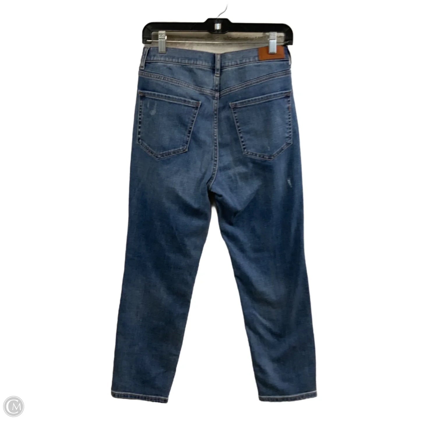 Jeans Straight By Express In Blue Denim, Size: 4