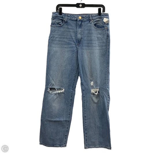 Jeans Wide Leg By Kut In Blue Denim, Size: 10