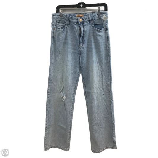 Jeans Wide Leg By Kut In Blue Denim, Size: 10
