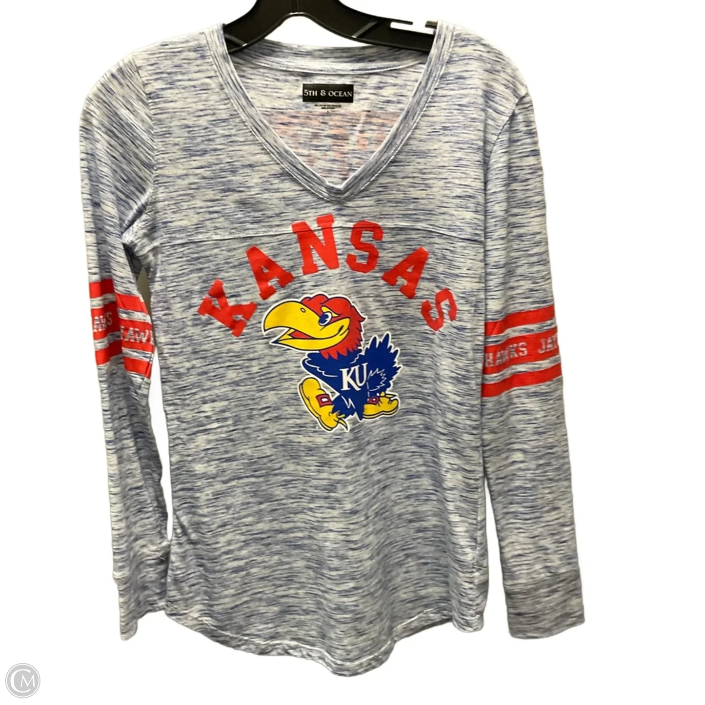 Top Long Sleeve By Cme In Blue, Size: S