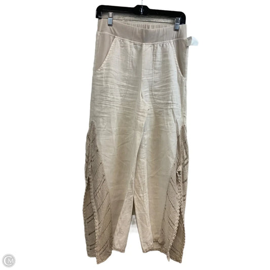 Pants Linen By Xcvi In Tan, Size: Xs