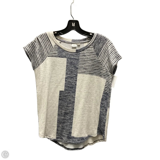 Top Short Sleeve Basic By Gap In Grey, Size: Xs