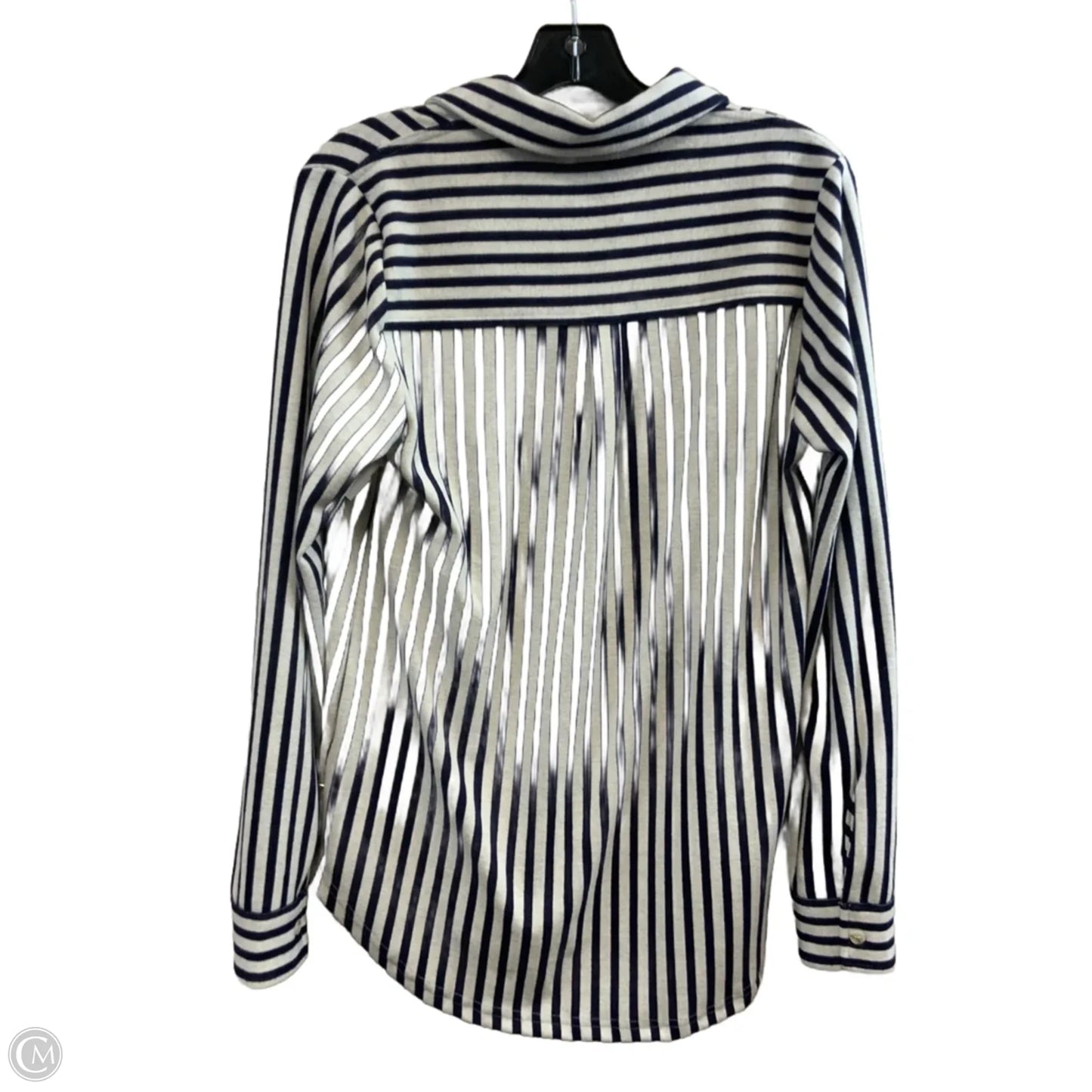 Top Long Sleeve By Thread And Supply In Striped Pattern, Size: S