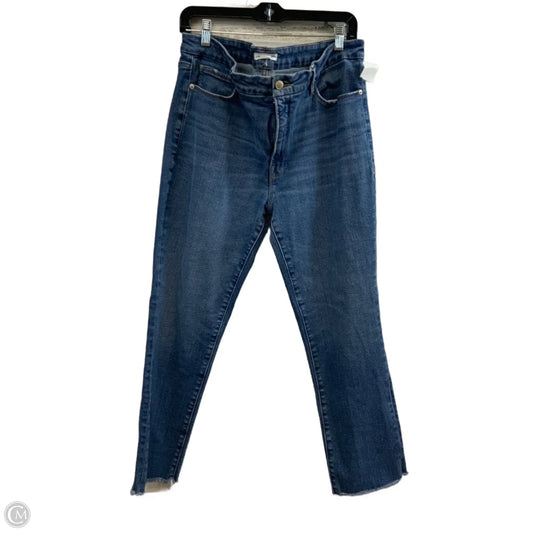 Jeans Straught By Good American In Blue Denim, Size: 12
