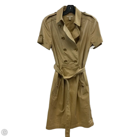 Dress Luxury Designer By Burberry In Tan, Size: 6