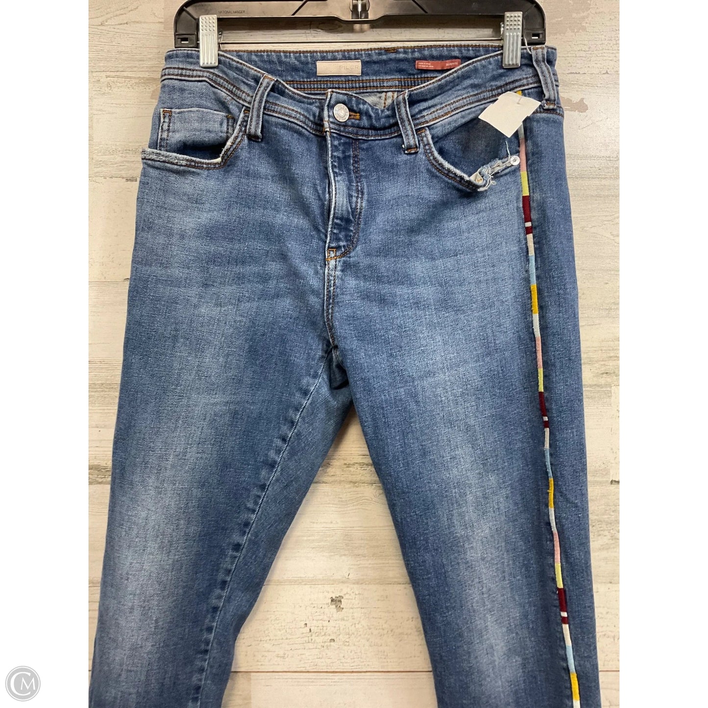 Jeans Boyfriend By Pilcro In Blue Denim, Size: 30