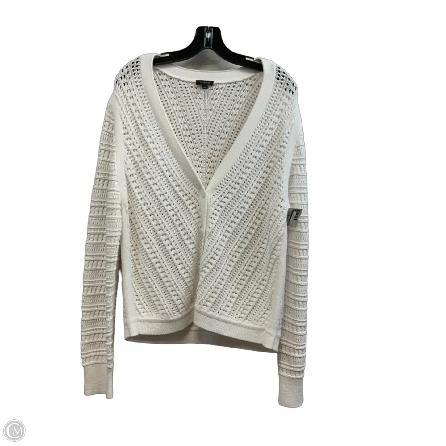 Cardigan By Talbots In White, Size: S