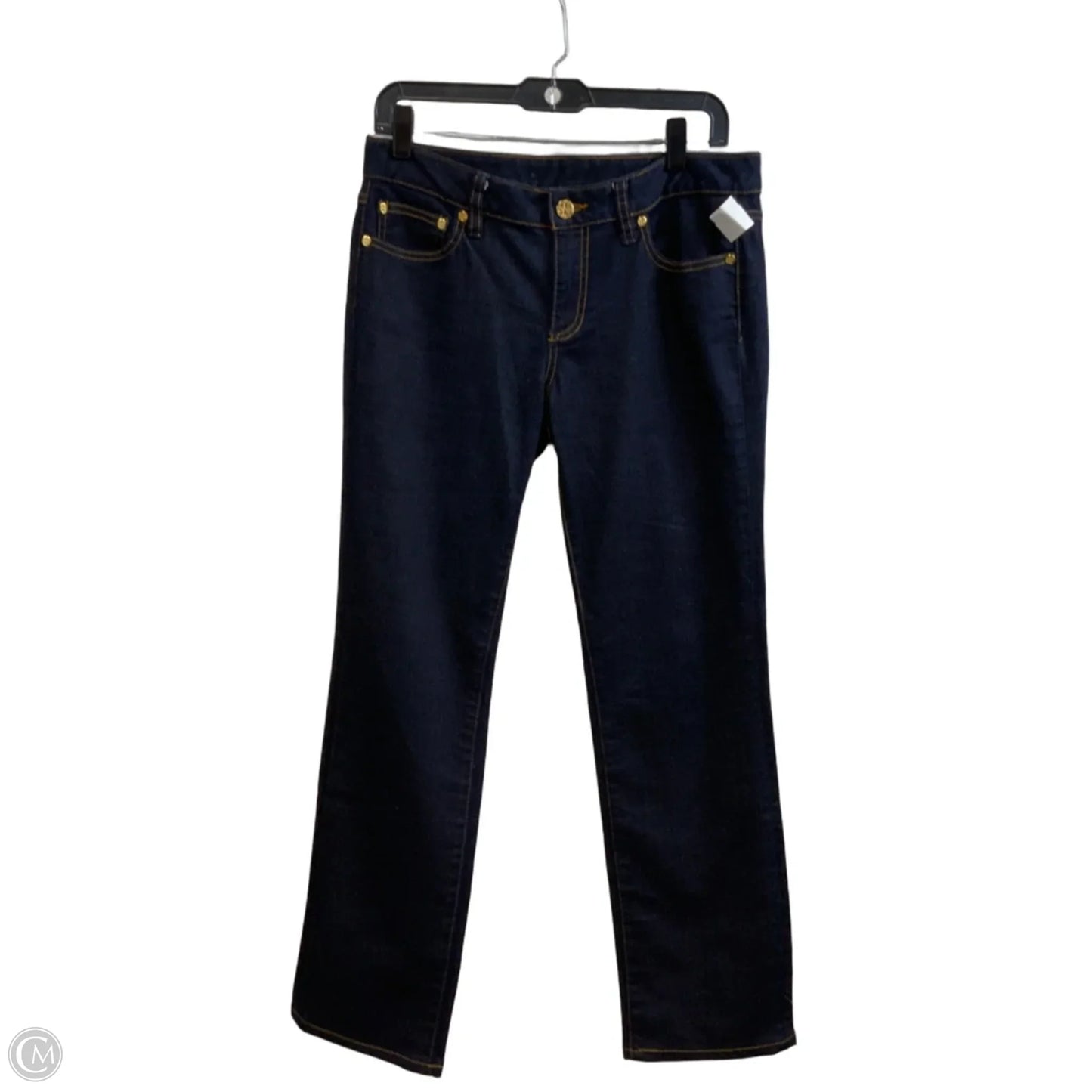 Jeans Designer By Tory Burch In Blue Denim, Size: 8